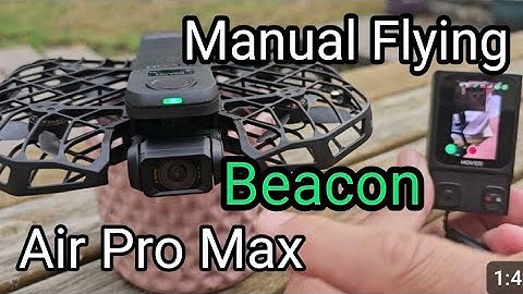 Hover Air X1 Pro - Beacon Manual Flying