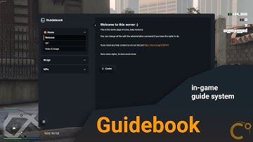 FiveM Guidebook - complete in-game system