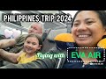 Our philippines trip 2024  flying with eva air