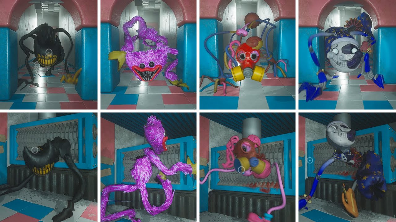 Moonman Mod Poppy Playtime Chapter 2+3 Chases & Grinder | All Mods Update | Ink ...