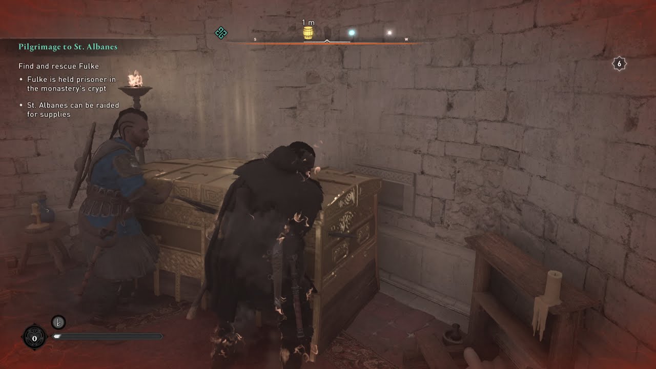 How To Reach The Saint Albanes Abbey Raid Supplies Assassin's Creed