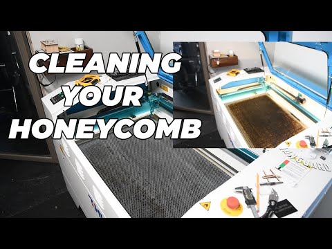 Cleaning Co2 Laser Honeycomb Table 