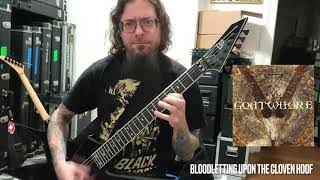 Sammy plays Goatwhore - Bloodletting Upon the Cloven Hoof