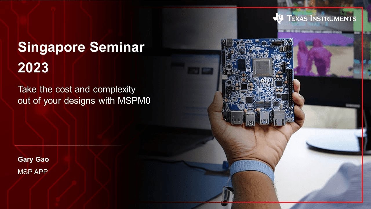 Effective MSPM0 portfolio introduction to enhance system performance and lower overall system costs