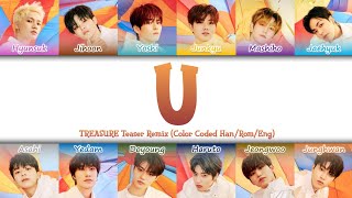 TREASURE - U Teaser Mix (Color Coded Han/Rom/Eng)