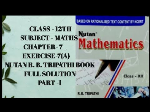 CLASS 12TH MATHS