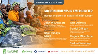 Virtual Event | Closing Remarks | Micronutrients in emergencies