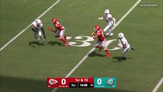 Travis Kelce big gain after the catch