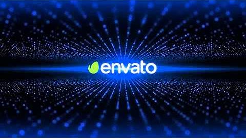 Unique Light Streak Logo Reveal