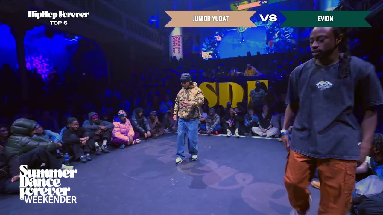 Junior Yudat vs Evion TOP 6 Hiphop Forever | Weekender 2026
