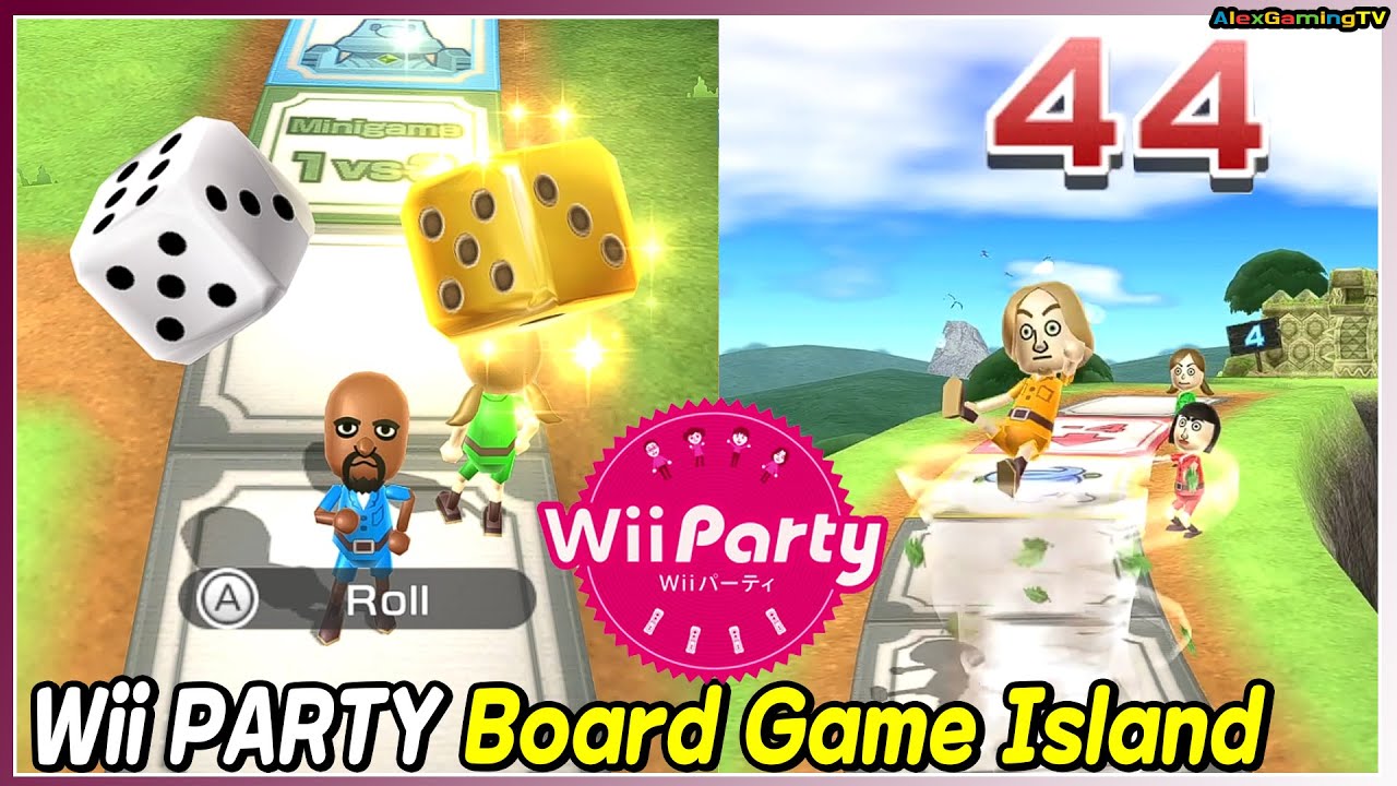 Wii Party Board Game Island Master Com Matt Vs Marisa Vs Lucia Vs Eddy Alexgamingtv Youtube