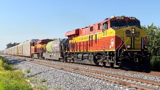 FEC 105 @ MP232.95 Empty Autoracks & Intermodal 5:53 PM