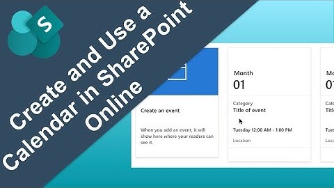 Create & Use a Calendar in SharePoint Online
