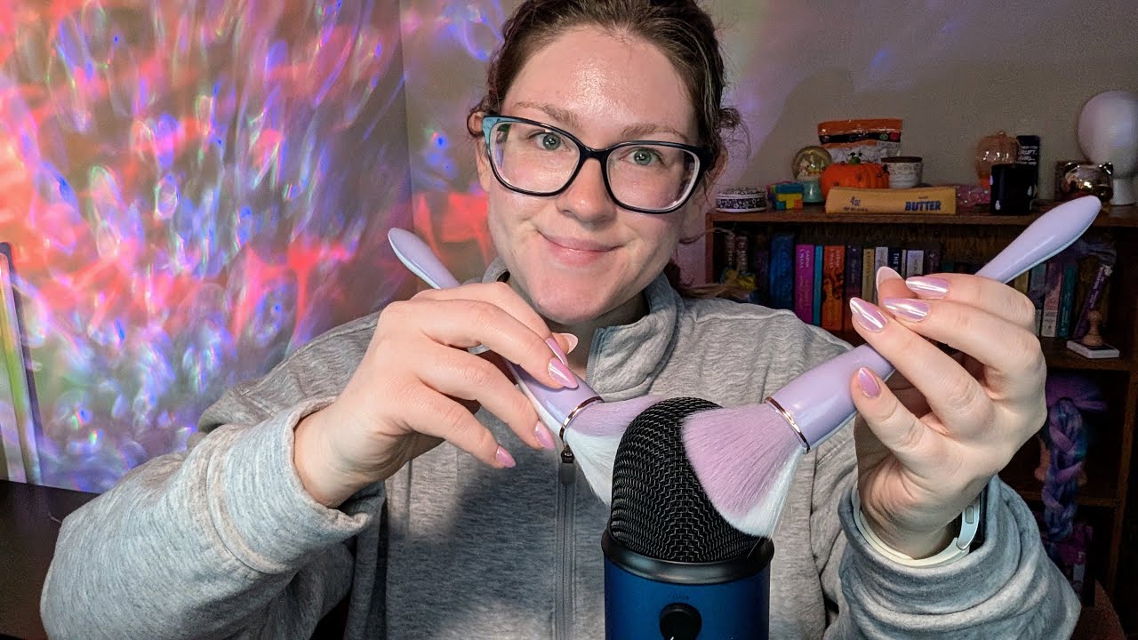 Mic Brushing Sounds Only 🎤| ASMR for Sleep & Stress Relief (No Talking)