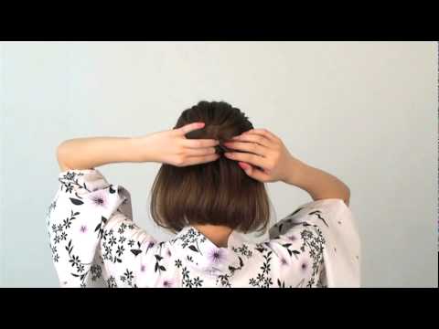 人気の髪型 ボブヘアーを一本かんざしでまとめる簪の挿し方 使い方 Youtube