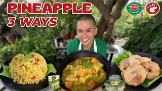 Del Monte Kitchenomics | Pineapple Chicken Curry, Pineapple Fried Rice, and Pineapple Fritters