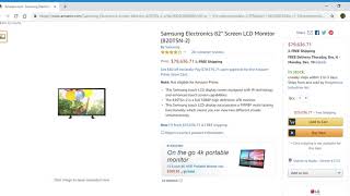 Samsung Electronics 82 Screen Lcd Monitor