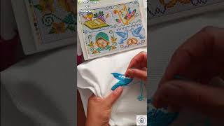 🐦BONITA PALOMITA EN PUNTO FINO🐦 #viral #fyp #lindo #hermoso #youtube #puntodecruz #parati