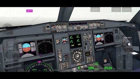 Airline Commander Full Flight Landing Procedure (in Mountains)