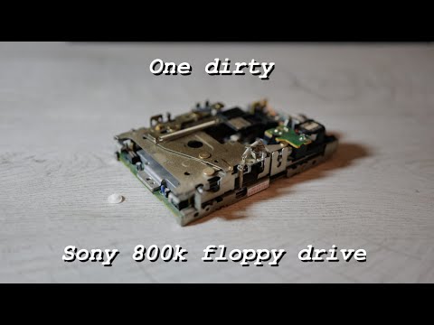 How to service a Mac Plus floppy drive