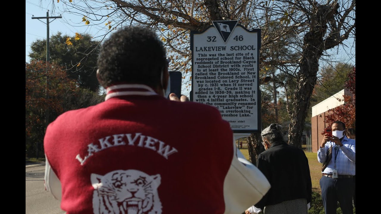 Historic Lakeview School in West Columbia honored with a historical