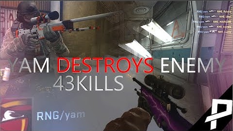 CS:GO yam destroys Enemy on train (43 Kills) @ ESL Pro League Season 3