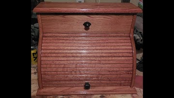 Bread box Part 6: Cutting the tambour track templet out