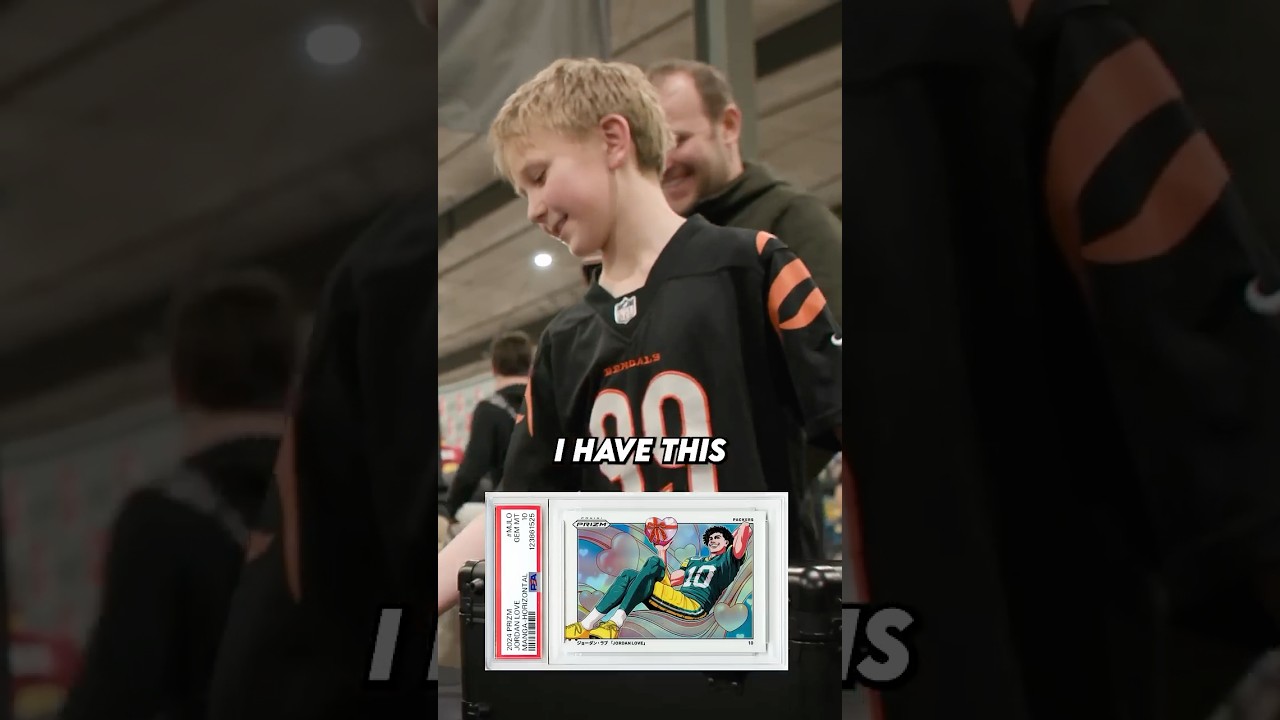 Buying a Prizm Manga From a Young Collector At a Card Show! 🤝 #shorts
