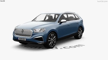 Generic SUV EV 2024 3D model by 3DModels.org