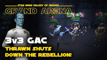 Trying out a new CLS counter! 3v3 GAC Action | SWGOH Grand Arena