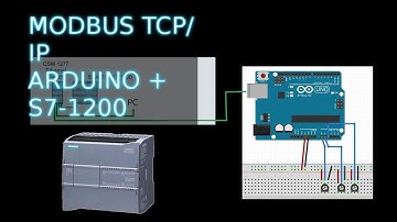 Comunicação Modbus TCP/IP S7-1200 e Arduino