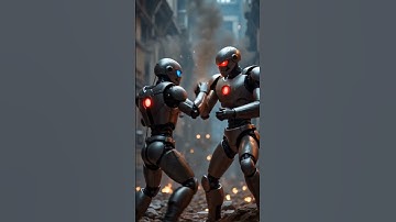 Robots Fighting #ai #shorts #shortsfeed #shortsvideo #shortsviral #shortsyoutube