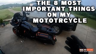 The 8 Most Important Things On My Motorcycle