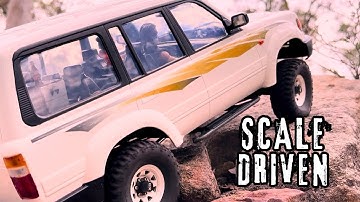 Scale Driven! Toyota Land Cruiser 80 (LC80) 1:10 Scale RC Rock Crawler MST CFX WS Chassis (Part 3)