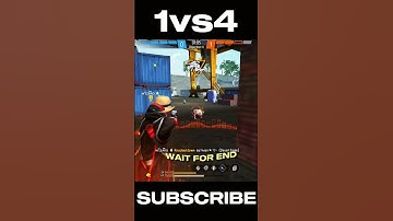 1 Vs 4 Clutch 🤯 Wait For End 🎯#shorts #shortsbeta  #shortsfeed