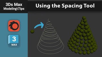 Make a 3D Christmas Tree Using the Spacing Tool | 3ds Max Guide