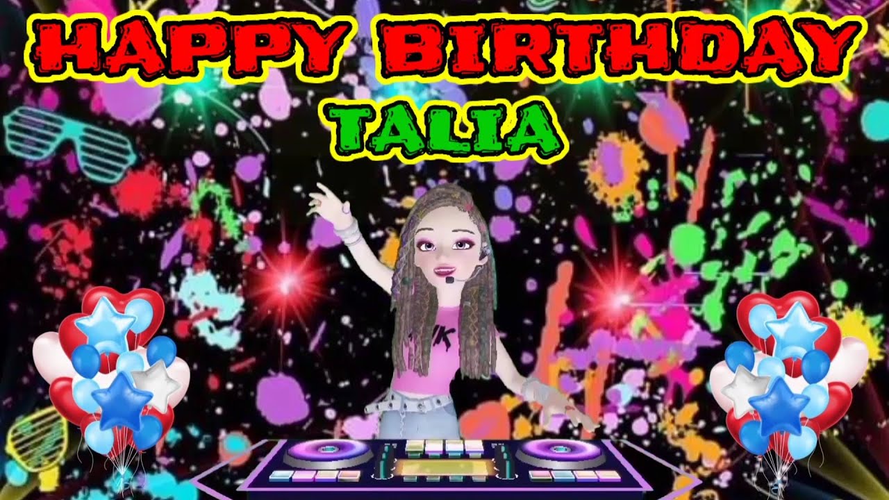 Taliahd happy birthday talia l ahns birthday studio l - YouTube