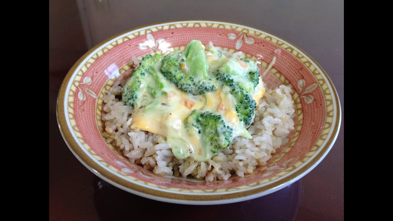 #229-1 broccoli cream sauce rice bowl - 브로콜리 크림소스 덮밥 - YouTube