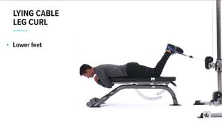 Cable Hamstring Curl - Lying