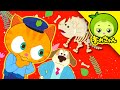 恐竜の骨を探そう | 子供警察官ジャック | まめきゅん MAMEKYUNN