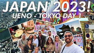 EXPLORING UENO, TOKYO SKYTREE, SENSOJI TEMPLE, GREAT FOOD, CRANE GAMES AND MORE! (JAPAN 2023 DAY 1)