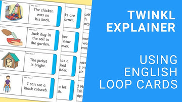 Using English Loop Cards