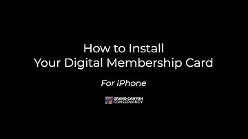 Digital Membership Card Installation Tutorial for iPhone
