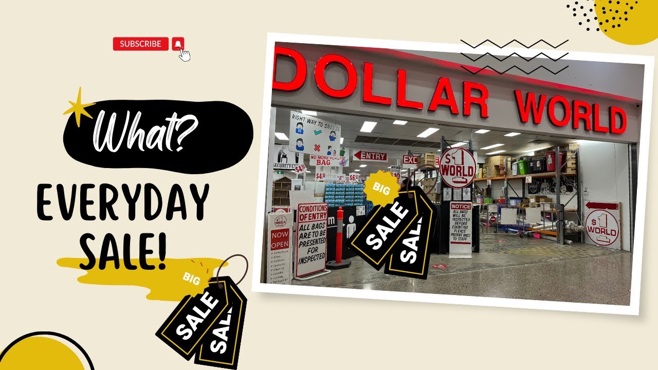 DOLLAR STORE IN SYDNEY TOUR 2023