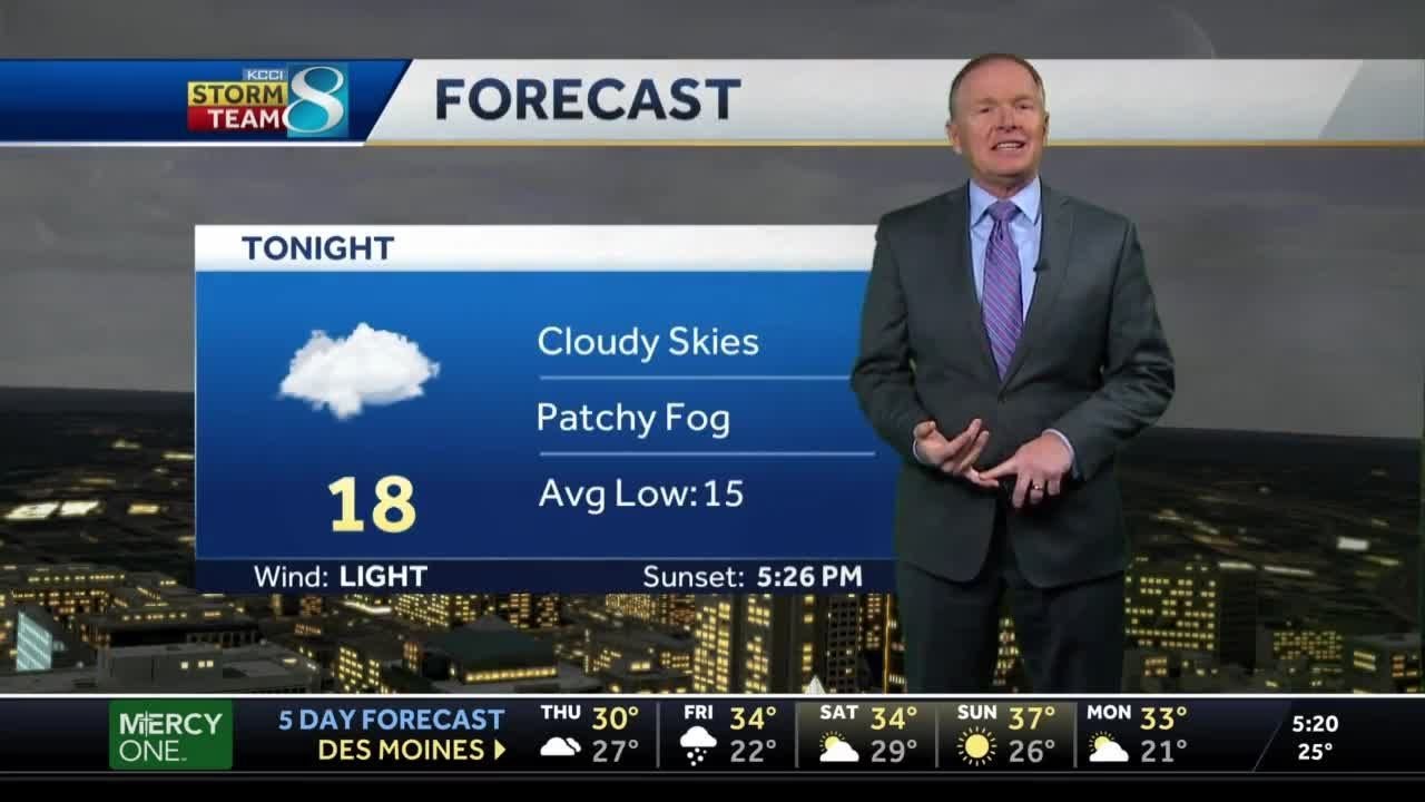 Patchy fog returns in your evening forecast - YouTube