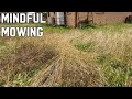 SATISFYING OVERGROWN GRASS MOWING FULL BACKYARD TRANSFORMATION