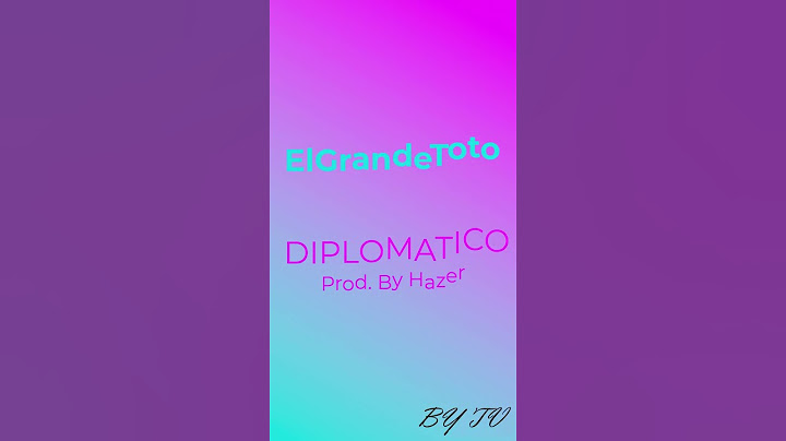 ElGrandeToto - DIPLOMATICO (Prod By Hazer)