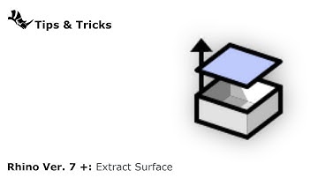 02 Extract Surface with #rhino3d