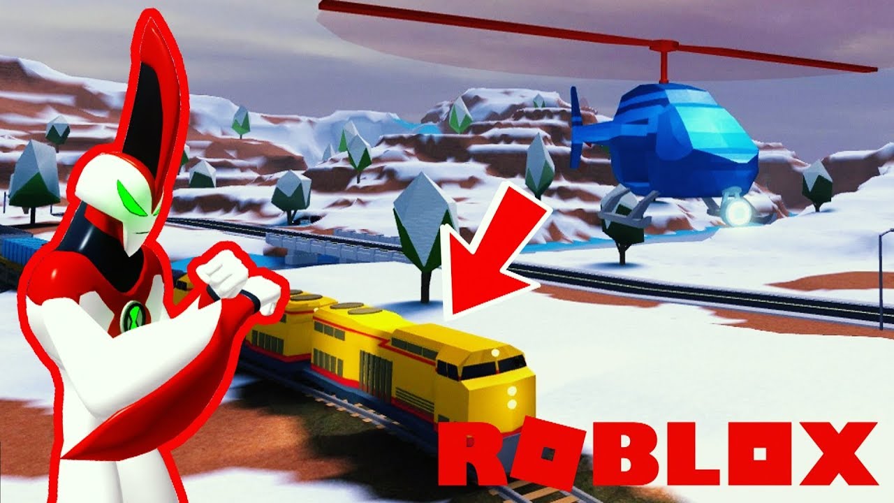 Ben 10 Robbing The Train In Jailbreak Roblox Youtube - the horror train trip roblox youtube