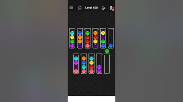 Level 428 of Ball Sort Color Water Puzzle